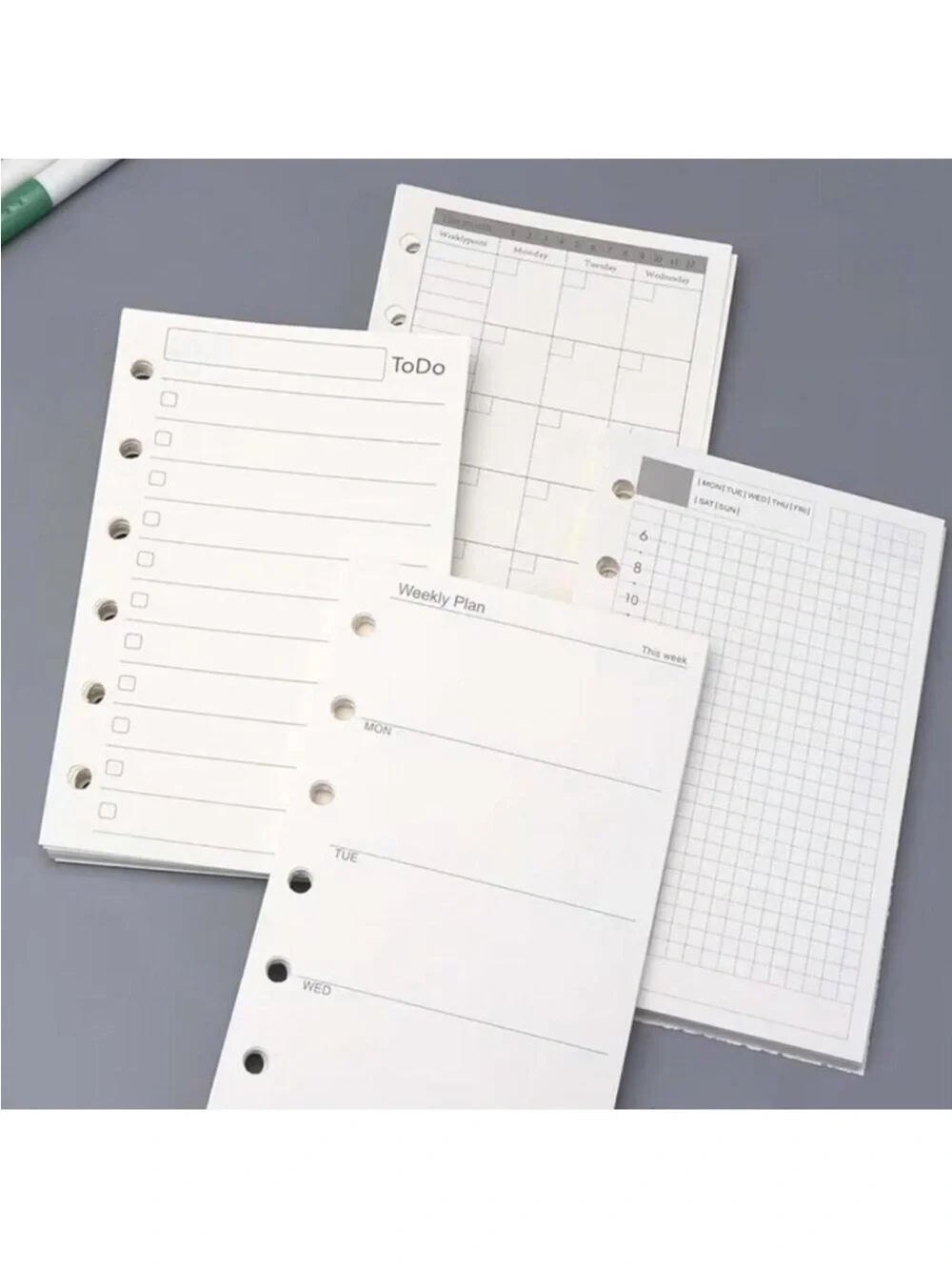 🆕 LV Planner Calendar Inserts Grid Monthly To Do Daily Note Personal Travel Work